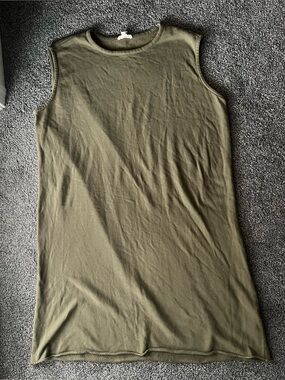 Eileen Fisher Olive Green Knit Tank